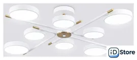 Подвесная люстра Ambrella light FL516338/8 WH/CP (белый/медь)