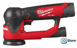 Эксцентриковая шлифмашина Milwaukee M12 FSDR75-202B 4933498233 (с 2-мя АКБ, сумка)
