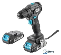 Дрель-шуруповерт Tesla TCD12BL 834528 (с 2-мя АКБ, кейс)