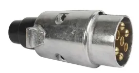 Вилка 7pin силумин