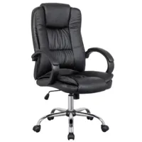 Офисное кресло SitUp RAPID Chrome (экокожа Black/Black)