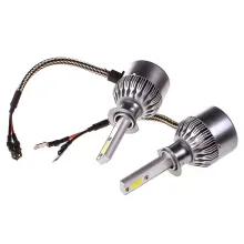 Автолампа-LED H1 26W 6000K 2500Lm 12/24V 1-конт АТОМ (C6) SKYWAY радиаторвентилятор компл.2 шт