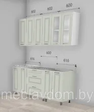 Модульная кухня ГРЕЙВУД SV-Мебель 1,8м. (предоплата)