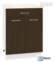 Шкаф напольный Кортекс-мебель Корнелия Лира НШ60р1ш (венге/мадрид)