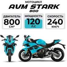 Мотоцикл AVM STARK 800