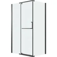 Душевой уголок Grossman Pragma 100x100x195 120.K33.03.1010.21.02 (черный матовый/стекло шиншилла)