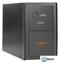 Источник бесперебойного питания ExeGate BNB-600.LED.AVR.EURO EP244543RUS
