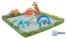 Игровой центр Intex Приключения Юрского периода 56132 (200х200 см)