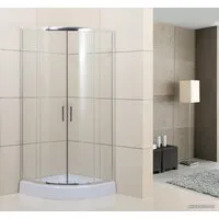 Душевой уголок BelBagno UNO-195-R-2-100-C-Cr (прозрачное стекло)