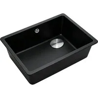 Кухонная мойка ZorG Fast 56 Premium black metallic