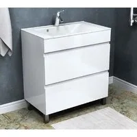 Мебель для ванных комнат Vela Тумба под умывальник Vela Мира 75Н под Milen TU27103