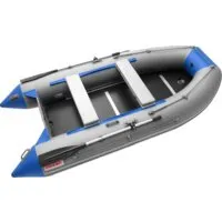 Моторно-килевая лодка Roger Boat Hunter Keel 3000 (малокилевая, серый/синий)