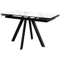Обеденный стол Табурет Jazz 120 120-180x80 (Gilt White )