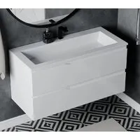 Мебель для ванных комнат Vela Тумба под умывальник Vela Вектор 100П под Luxor TU23104