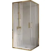 Душевой уголок BelBagno Luce-A-2-100-C-ORO