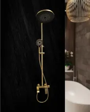 Душевая система ViEiR V343562-S, Брашированное золото