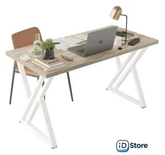 Стол Домус Гранд 12.016.401.06 (вяз светлый/металл белый)