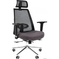 Офисное кресло CHAIRMAN 535 LUX (черный/серый)
