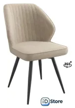 Стул Мамадома Michael-R1 360 (k02 Латте замша Lux/черный)