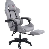 Игровое (геймерское) кресло Calviano 1584 (велюр, серый)
