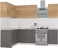 Готовая кухня Интермебель Микс Топ-25 2x1.52м левая