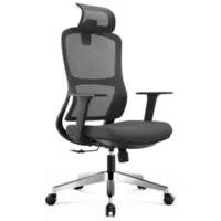 Офисное кресло SitUp POINT LUX Black Chrome (сетка Black/ Black)