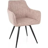 Стул с подлокотниками Signal Ballo (Leo 26 бежевый/черный)