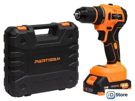 Дрель-шуруповерт Partisan AD-2160BL (с 2-мя АКБ, кейс)