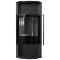 Печь-камин Kratki Tofa 150 8кВт (черный thermotec)