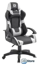 Игровое (геймерское) кресло Defender Ibis 64043 (серый/белый)