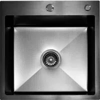 Кухонная мойка Blantek FS-5050HN Honeycomb Nano black ECO (501F40-B)