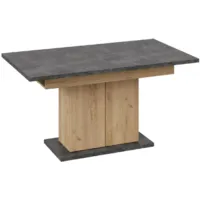 Обеденный стол Woodville Детройт тип 1 / 550820 (дуб крафт золотой/ателье темное)