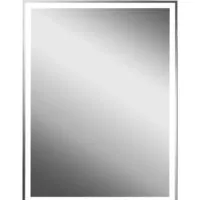 Мебель для ванных комнат Континент Шкаф с зеркалом Mirror Box Black Led 60х80