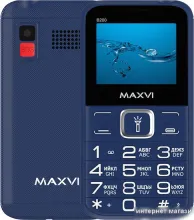 Кнопочный телефон Maxvi B200 (синий)