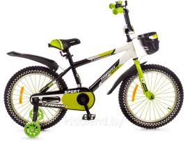 Детский велосипед Favorit SPORT 18"" лайм SPT-18GN2