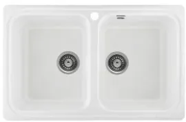 Кухонная мойка Gerhans C02 (белый)
