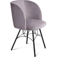 Стул Sheffilton SHT-ST33/S100 (сиреневая орхидея/черный муар)