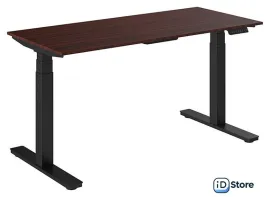 Стол для работы стоя WellDesk WDЕ Flagman 1395x800х28 (черный/дуб стирлинг)