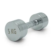 Гантели UNIX Fit PRO круглые, хромированные (5 кг, 2 шт)