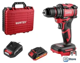 Дрель-шуруповерт Wortex BD 2025 DLi ALL1 1329835 (с 1-им АКБ, кейс)