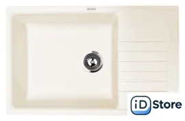 Кухонная мойка ZorG Dello 78 (слоновая кость)