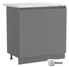 Шкаф напольный Артём-Мебель Мэри 800мм СН-114.231 (серый графит)