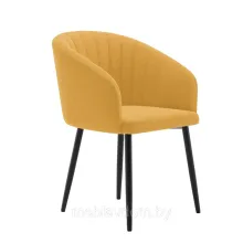 Стул "Верона" ткань дрим yellow/каркас черный