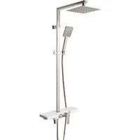 Душевая система Rea Lucas REA-P0221 (хром/белый)