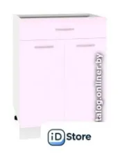 Шкаф напольный Кортекс-мебель Корнелия Лира НШ60р1ш без столешницы (сирень)