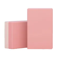 Блок для йоги и фитнеса UNIX Fit 1 шт (розовый, 2 оттенка)
