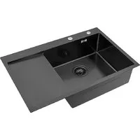Кухонная мойка ARFEKA ECO AR 780500 R BLACK PVD NANO