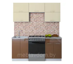 Кухня Мила Глосс 1,8м. (с учетом плиты на 60 см.)