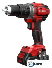 Ударная дрель-шуруповерт ELITECH ДА 20УБЛ2 E2201.047.02 (с 2-мя АКБ, кейс)