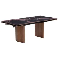 Обеденный стол Woodville Монерон 200-260х100х77 / 553540 (мейджик/орех кантри)